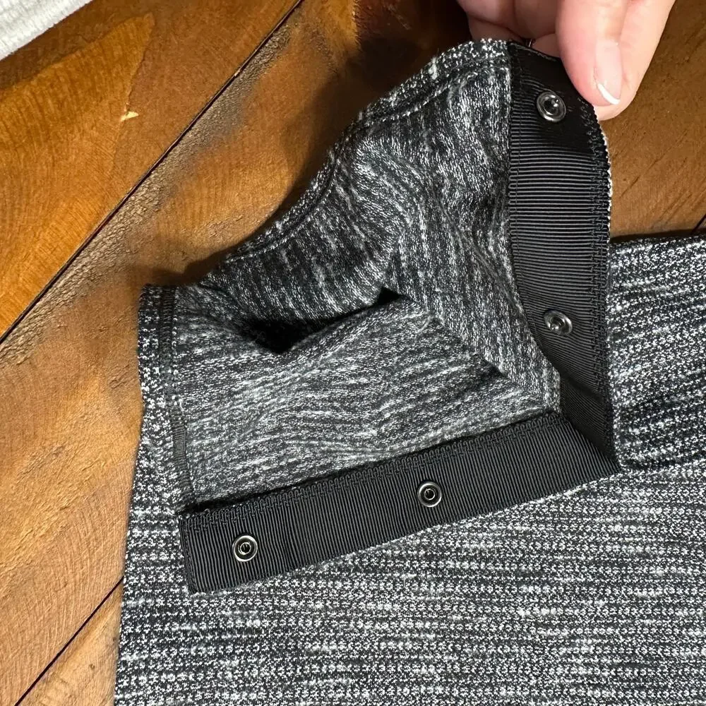 Lululemon Vinyasa Wrap Scarp Heathered Black & Gray Women's One Size
